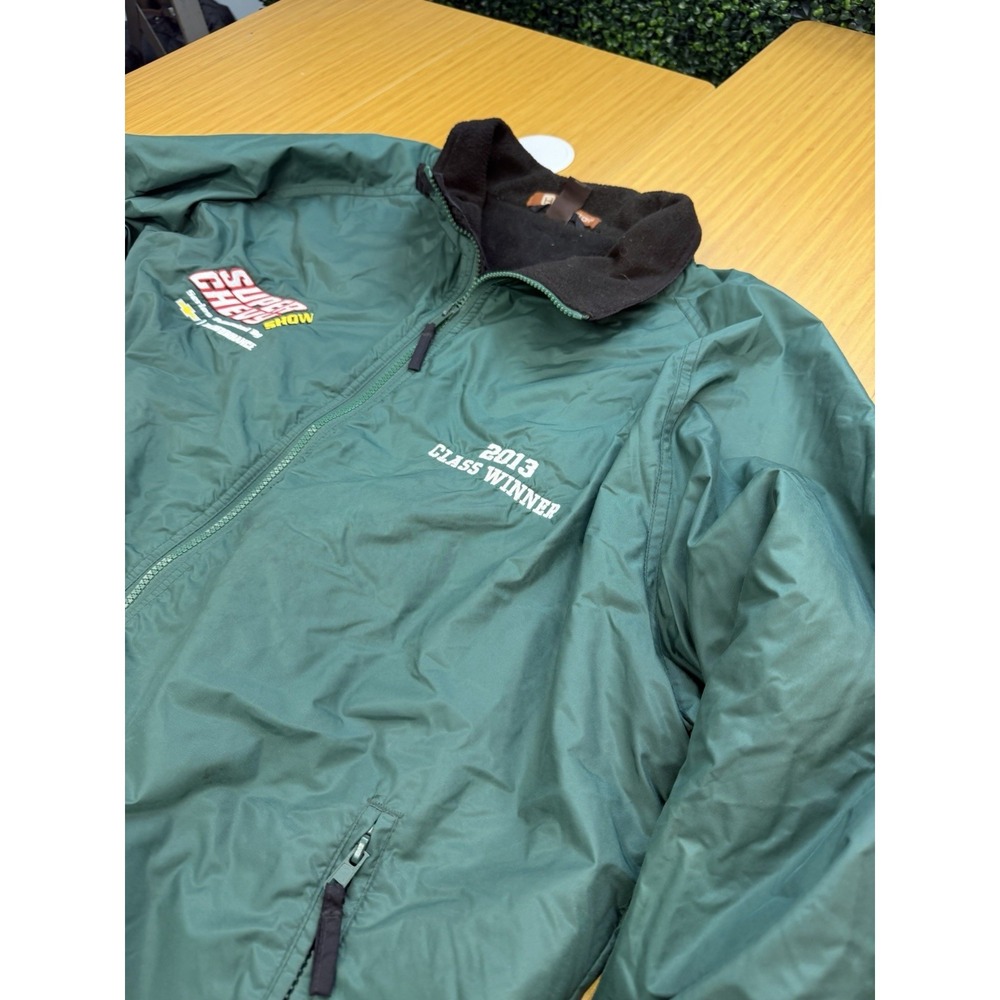 Chevrolet Super Chevy Series Show Green Jacket Embroidered 2013 Class Winner XL